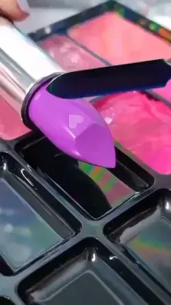This purple lipstick is so creamy