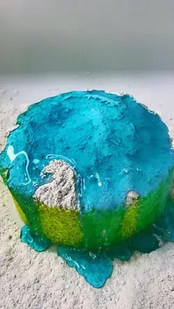 Ajax & Blue Soap💙🧽 #fyp #oddlysatisfying #suds #spongeasmr