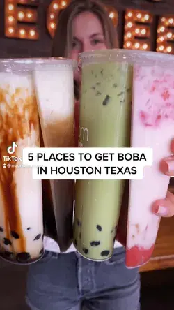 5 places to get boba in Houston Texas!