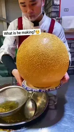 What is he making??