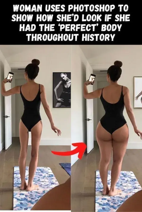 Woman Shows How She Would Look Like If She Had The ‘Perfect’ Body Throughout History (6 Pics)