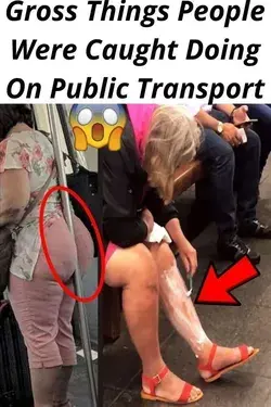 Gross Things People Were Caught Doing On Public Transport