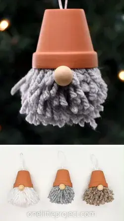 Easy Gnome Ornaments