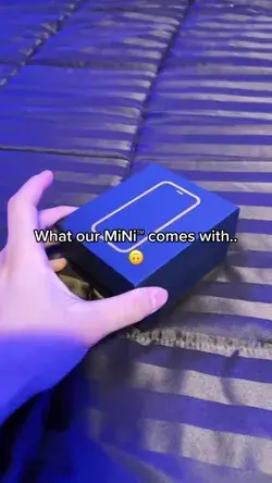 Mini phone unboxing gadget toy aesthetic led light tiktok instagram vibe inspo