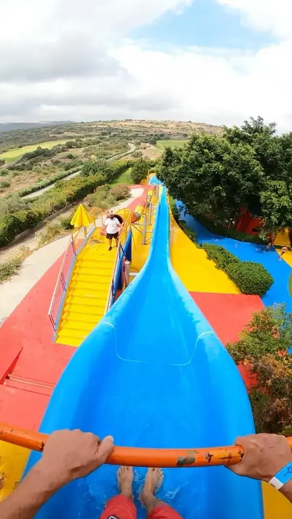 Acqua Plus Kamikaze Water Slide POV