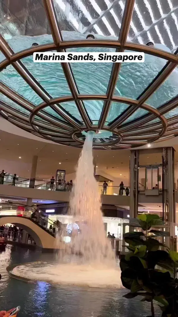 Rain Oculus at Marina Sands, Singapore | Travel