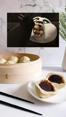 AMAZING Kung Fu Panda Bean Buns