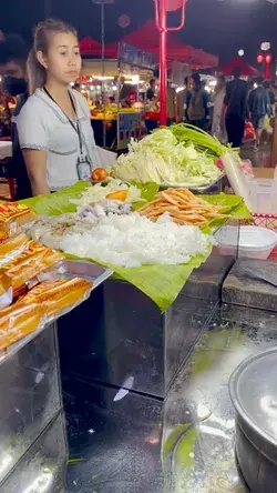 Street Food Delicious Fast Food Noodle