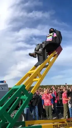 the most thrilling human catapult