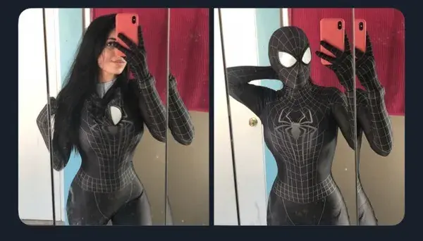 Black Spiderman Costume