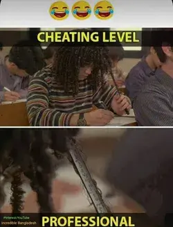Cheating level high | examination in copy of cheating