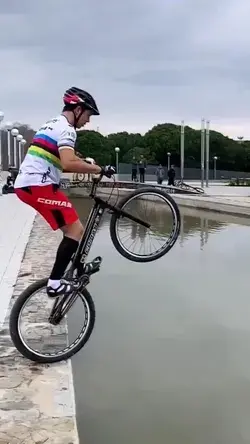 Check out this impressive balance #bike #sport