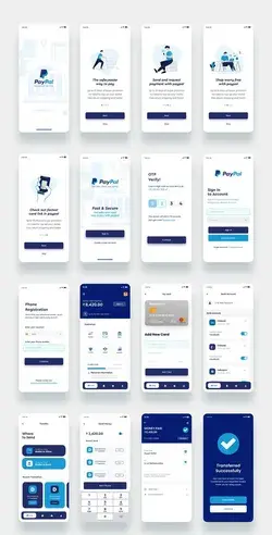 PayPal Redesign App Android IOS UI Kit