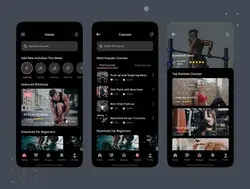 Fitness & Workout App UI Kit Figma, Sketch, XD UI Kit