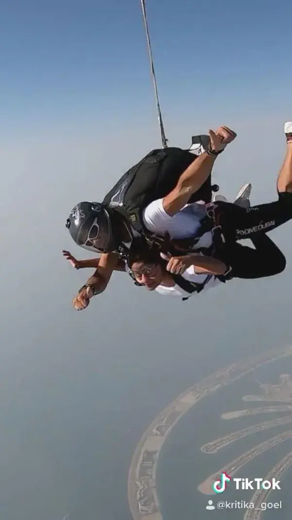 Skydiving in Dubai! 🪂 