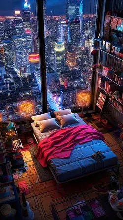 High Ceiling Apartment Bedroom