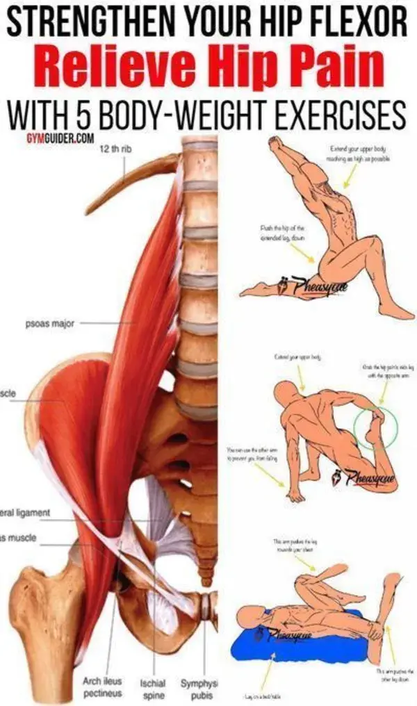 5 Exercises To Relieve Hip Pain And Strengthen Your Hip Flexor