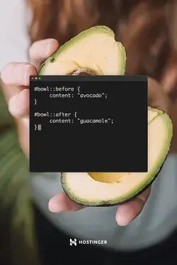 Avocado | Hostinger | CSS Jokes