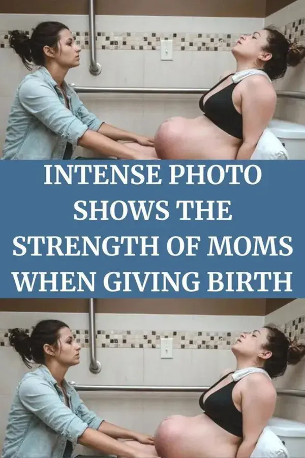 Intense Photo Shows The Strength Of Moms When Giving Birth