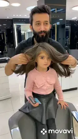 Cute Girl Hair cutting 🥰❤