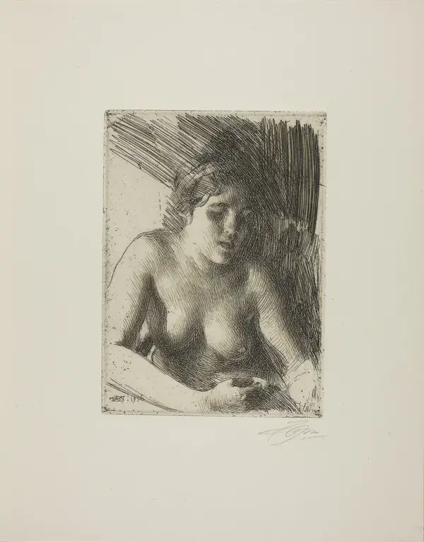 Bust by Anders Zorn