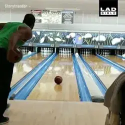 Amazing bowling trick 