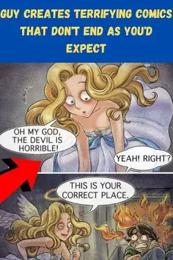 Guy Creates Terrifying Comics That Don't End As You'd Expect