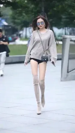 Street fashion Douyin