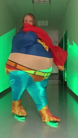 Inflatable Costumes - Funny TikTok video | Fat Super-Hero