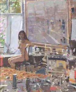 Ken Howard. Model In The Studio