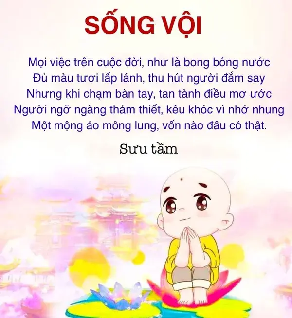 Sống vội (sưu tầm)