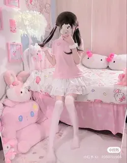 soft girl outfit ૮꒰◞  ◟  ིྀ꒱ა