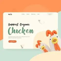 Chicken farm website design