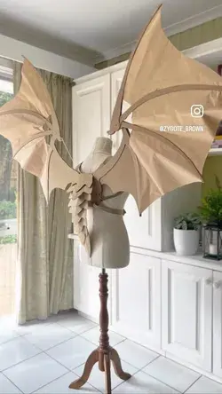 Make your own dragon wings costume