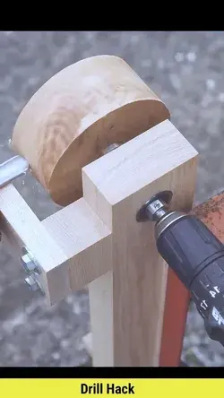 Drill Hack | Woodworking Ideas