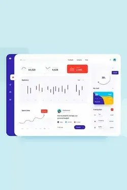 Responsive Dashboard animation design