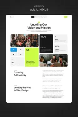 Technology Website Design - Technology Framer Template