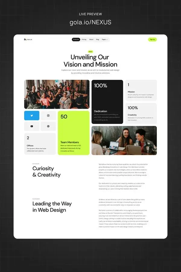 Technology Website Design - Technology Framer Template