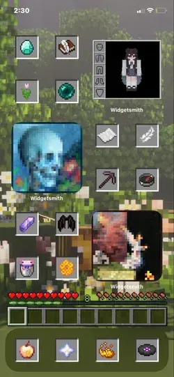 Homscreen de minecraft