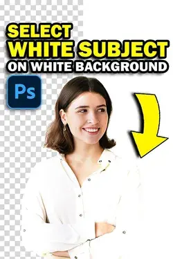 Select a White Subject On White Background