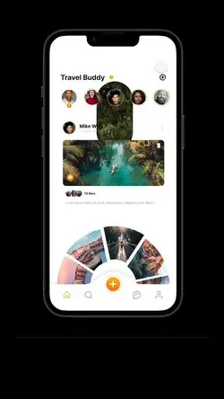 Spinning Social Media App