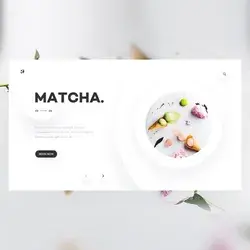 Ice-cream Website UI design