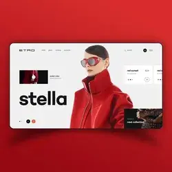 Fashion Website UI design