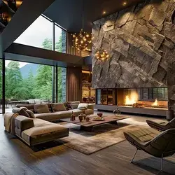 WOODEN STYLE LIVING ROOM