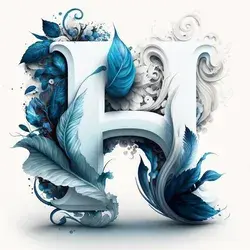 Art Letter Design H