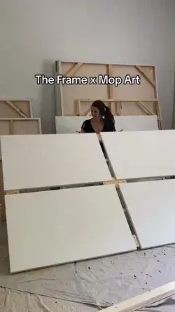 The Samsung Frame + Mop Art