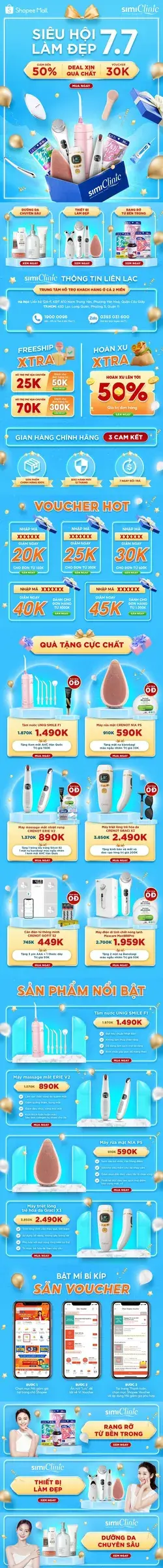 SimiClinic shopee landingpage 7.7.2022