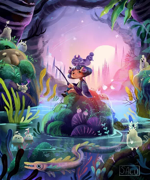 Create the Perfect Home for Your Magical Creatures in Procreate