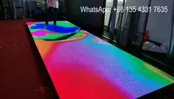 Interactive floor LED display screen