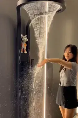 Cool Shower With Rain Fall Design